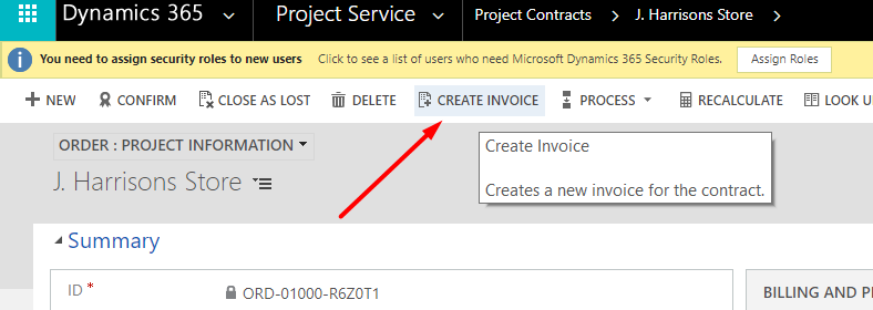 Contract Invoice Schedule Status and Invoice actions in D365 PSA | D365 ...