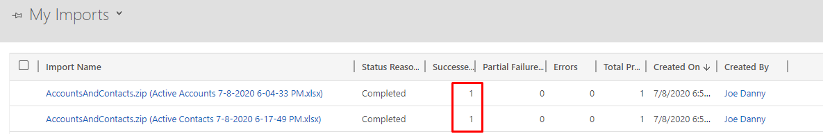 Import lookup referencing records together in Dynamics 365 CRM ...