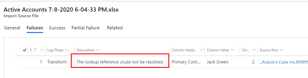 Import lookup referencing records together in Dynamics 365 CRM ...