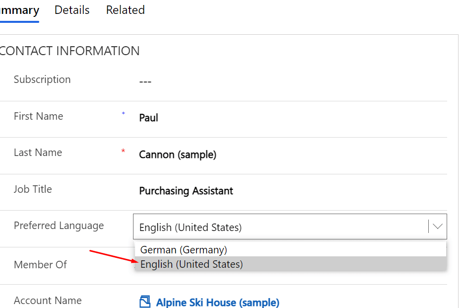 Language format for Whole Number field in Dynamics 365 CE | D365 ...