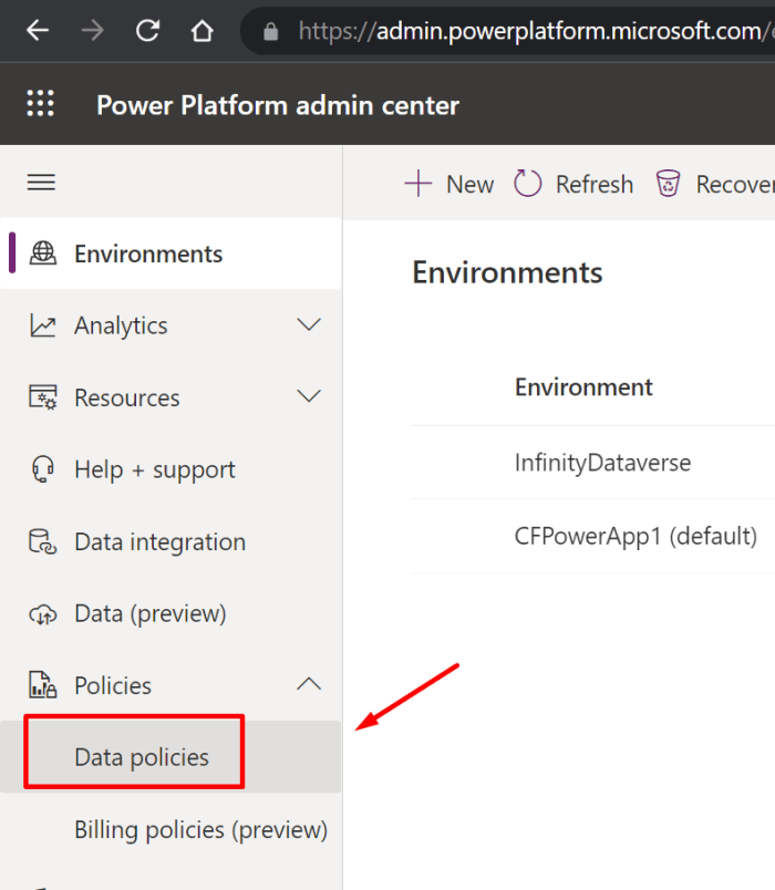 Block Connector access in Power Platform Admin Center | Power Apps ...