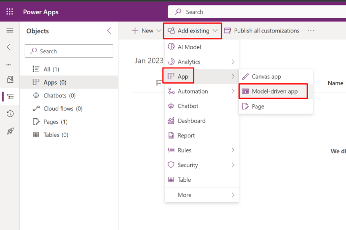 Custom Pages in Power Platform and adding them in Model-Driven Apps ...