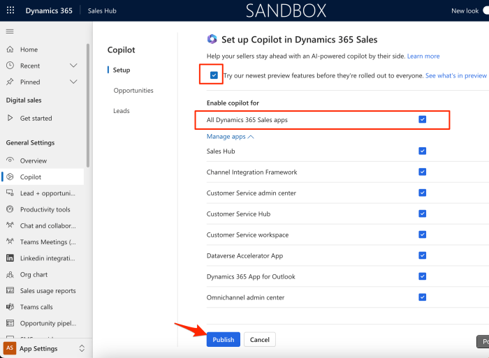 Enable Copilot for Dynamics 365 Sales environment | D365 Demystified