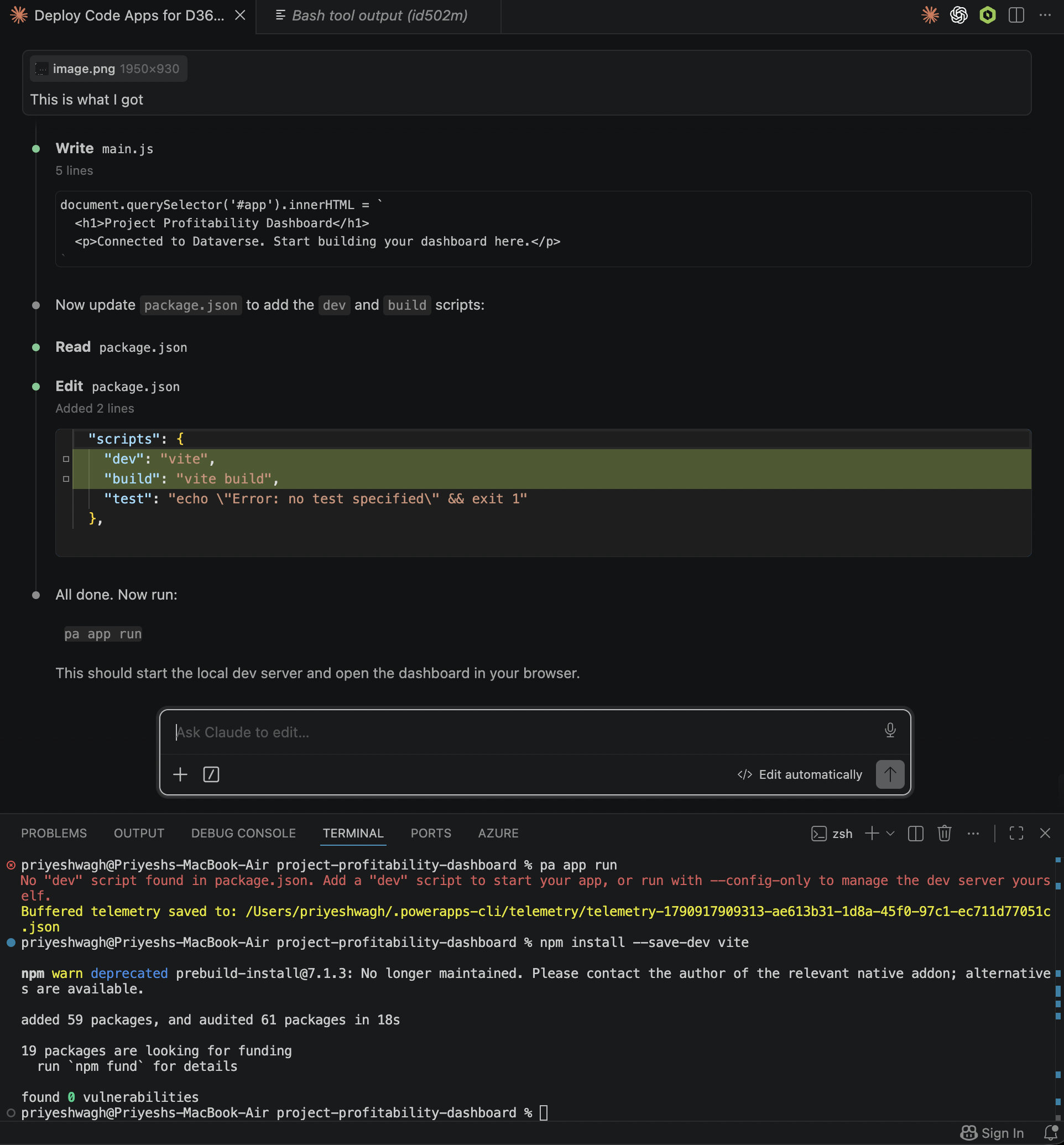 Code Apps for Dataverse – Part 1 [Using VS Code and Claude Code] – Getting Started