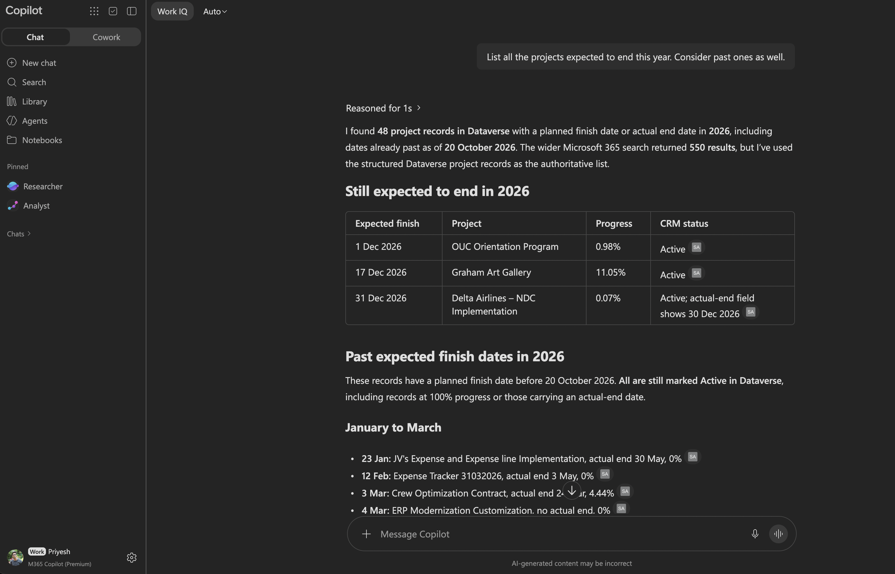 Work with your Dynamics 365 CE data from Copilot using Dataverse MCP